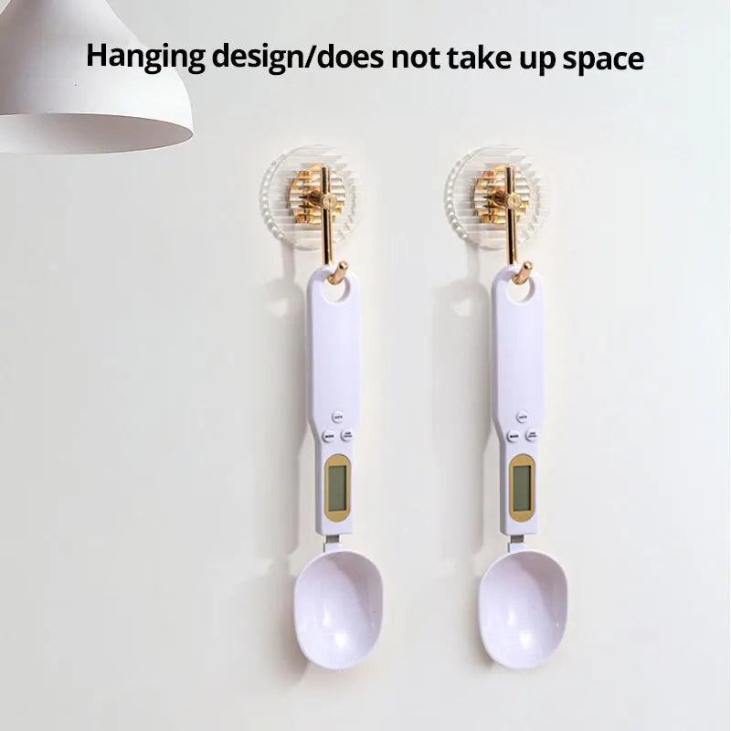MacroSpoon con cabezal desmontable de silicona, fácil de lavar tras pesar alimentos